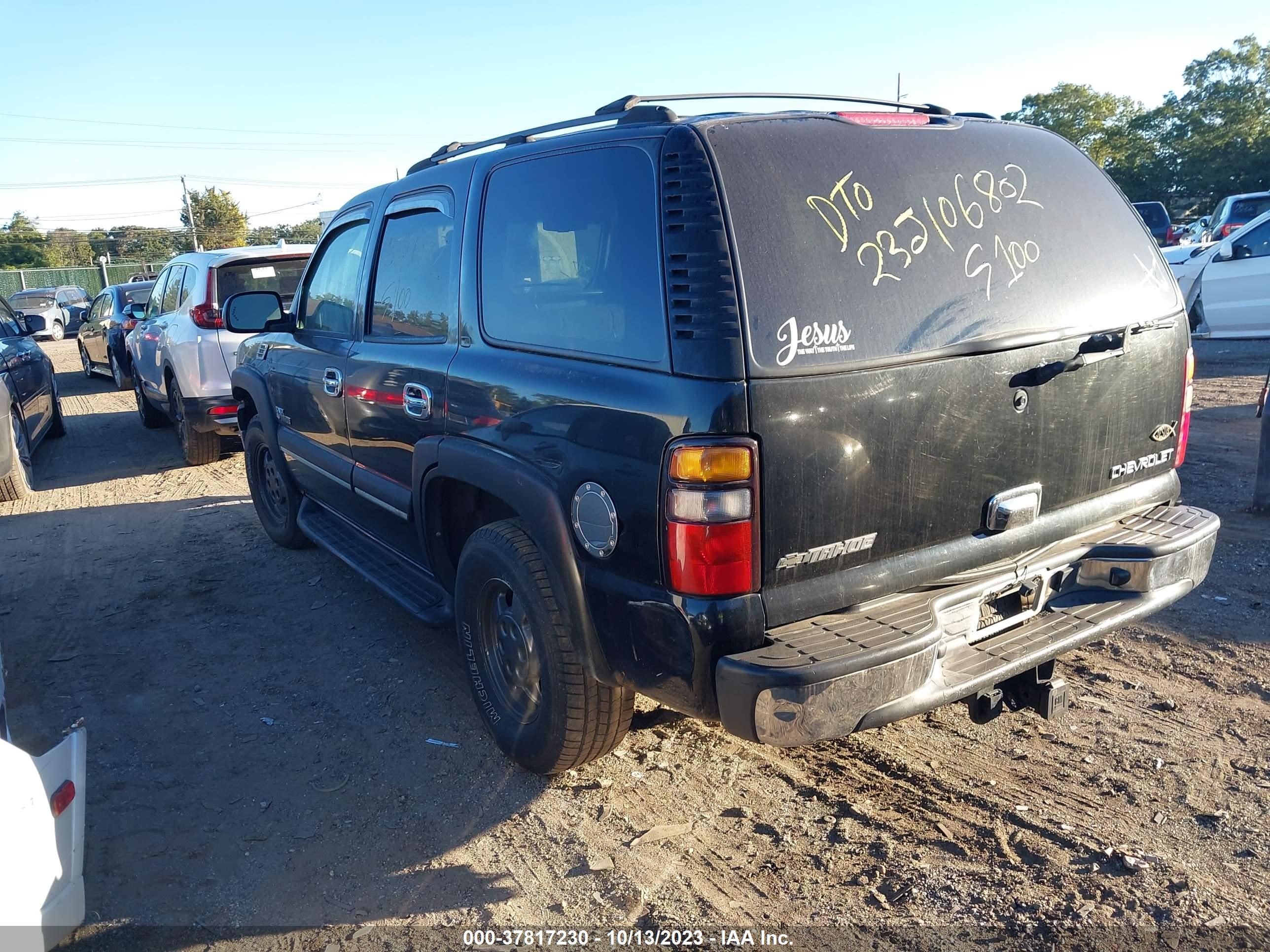 Photo 2 VIN: 1GNEK13Z53J321604 - CHEVROLET TAHOE 