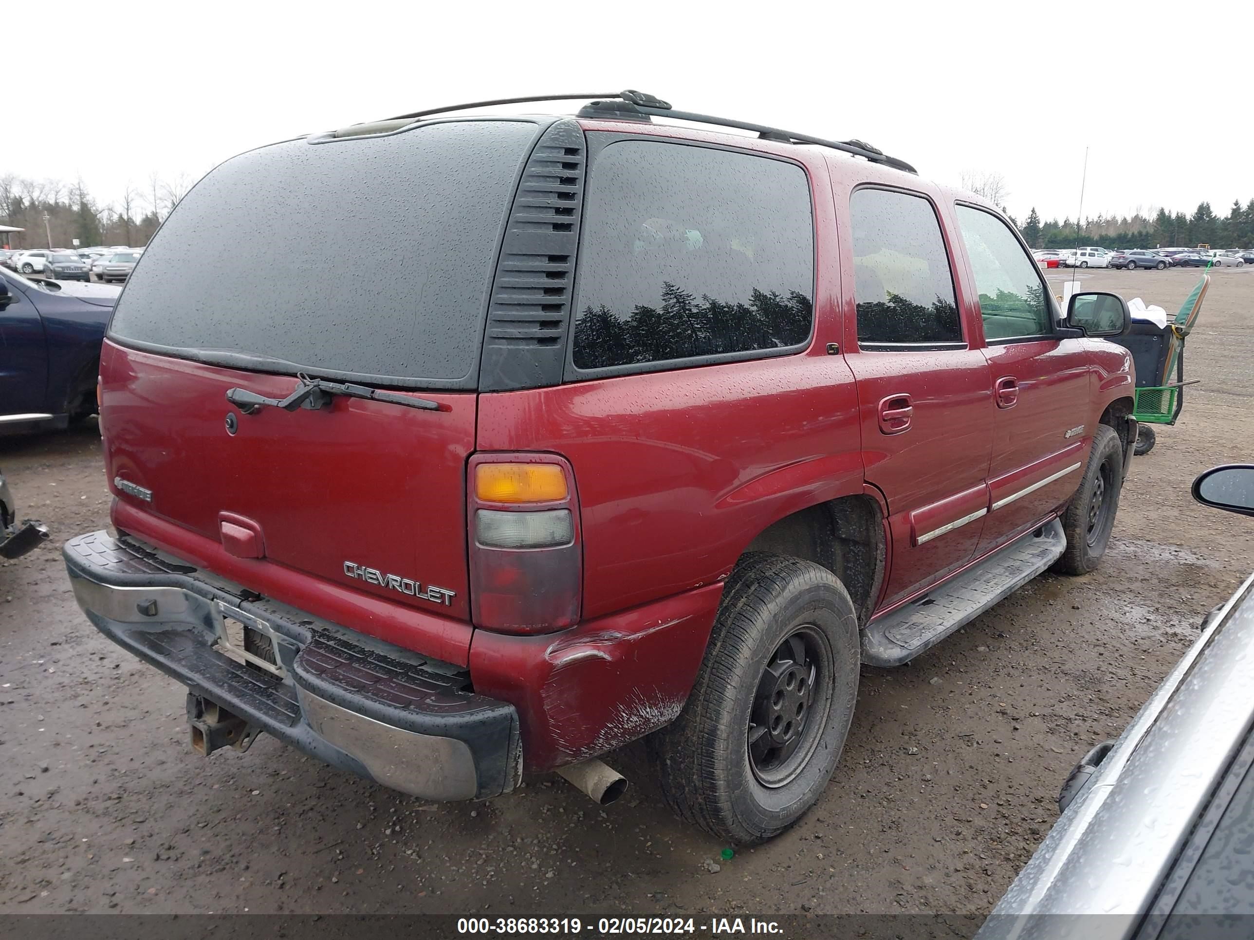 Photo 3 VIN: 1GNEK13Z53R198811 - CHEVROLET TAHOE 