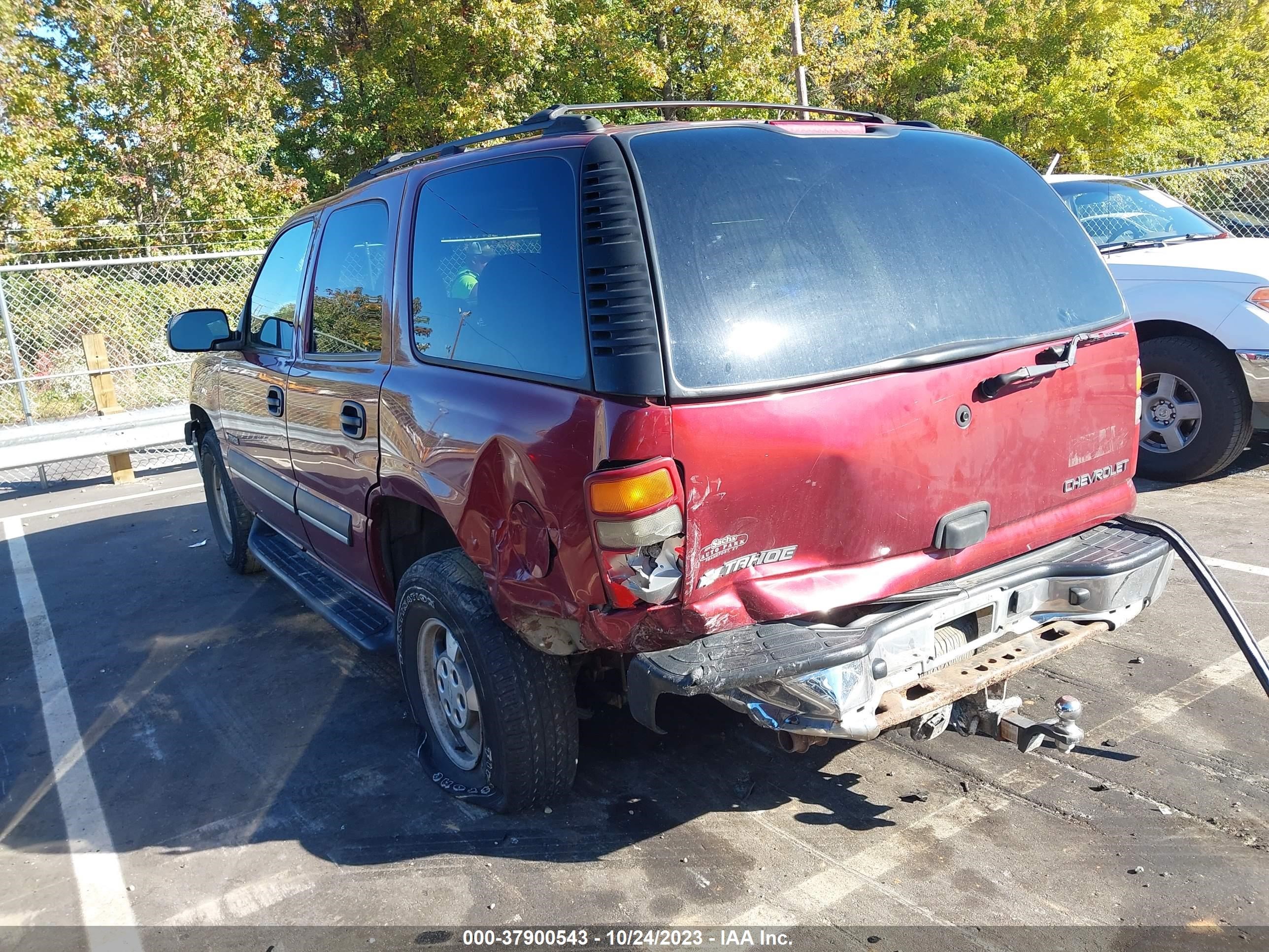 Photo 2 VIN: 1GNEK13Z73J191230 - CHEVROLET TAHOE 