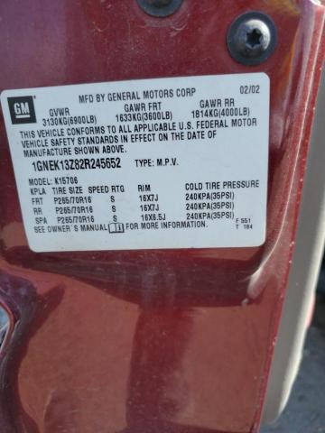 Photo 12 VIN: 1GNEK13Z82R245652 - CHEVROLET TAHOE K150 