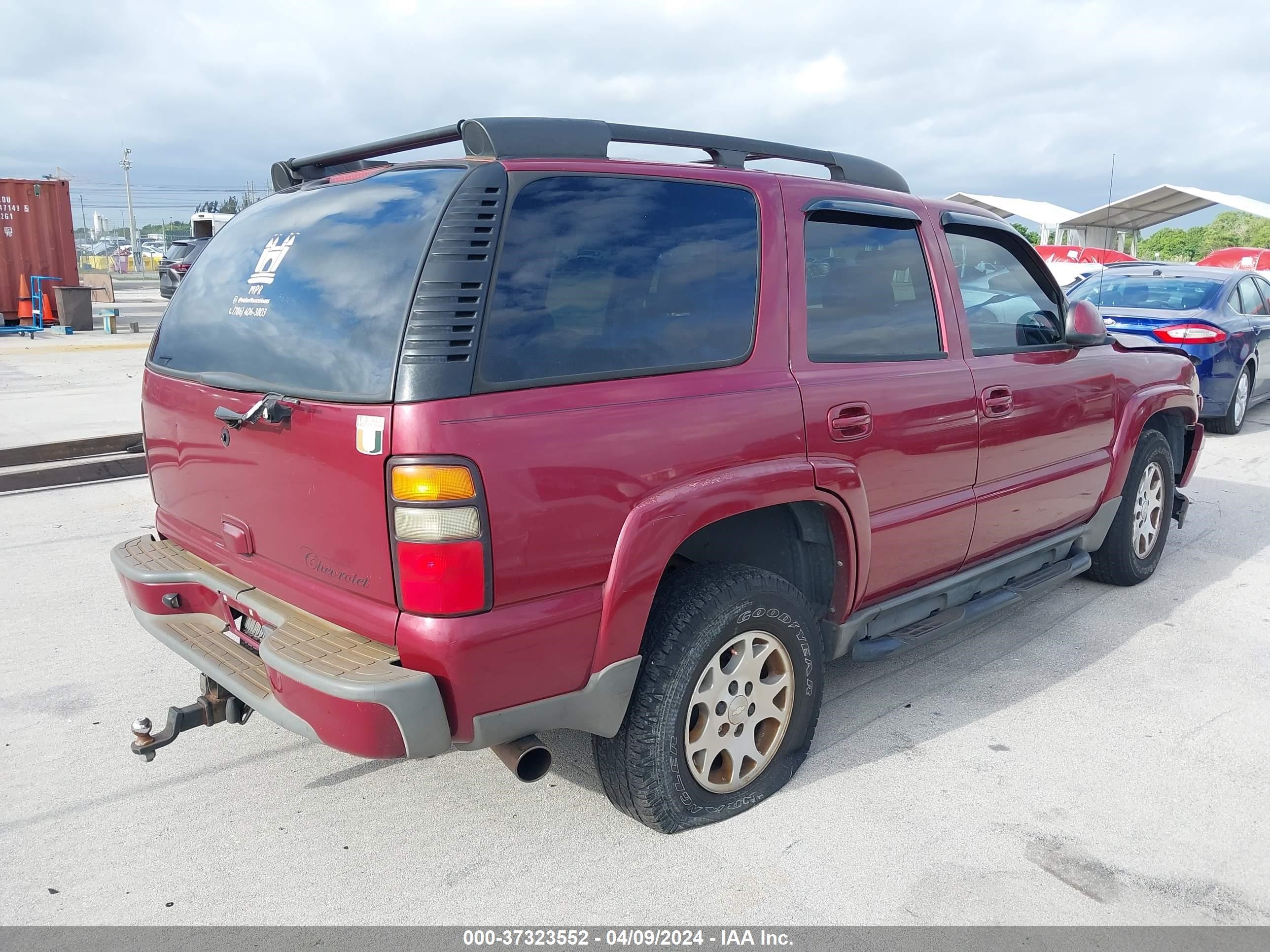 Photo 3 VIN: 1GNEK13Z94R215658 - CHEVROLET TAHOE 