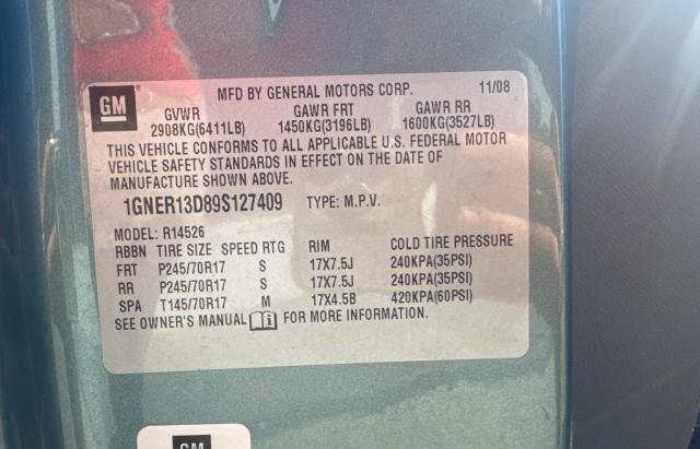 Photo 9 VIN: 1GNER13D89S127409 - CHEVROLET TRAVERSE L 