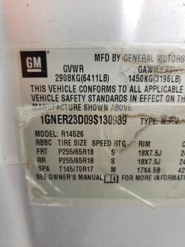 Photo 11 VIN: 1GNER23D09S130939 - CHEVROLET TRAVERSE 