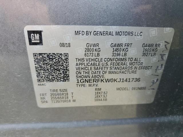 Photo 11 VIN: 1GNERFKW0KJ141736 - CHEVROLET TRAVERSE L 