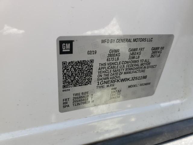 Photo 12 VIN: 1GNERFKW0KJ251198 - CHEVROLET TRAVERSE L 