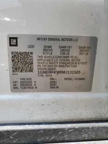 Photo 12 VIN: 1GNERFKW0MJ131520 - CHEVROLET TRAVERSE L 