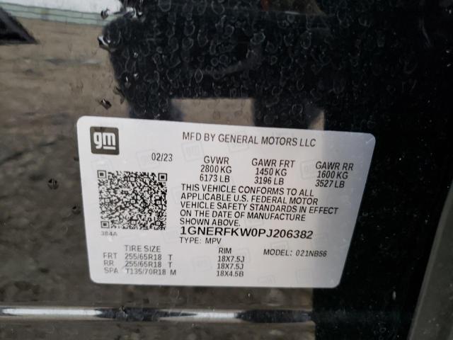 Photo 12 VIN: 1GNERFKW0PJ206382 - CHEVROLET TRAVERSE 