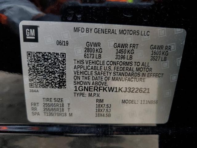 Photo 12 VIN: 1GNERFKW1KJ322621 - CHEVROLET TRAVERSE L 