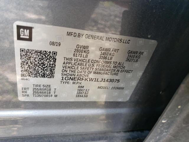 Photo 12 VIN: 1GNERFKW1LJ143075 - CHEVROLET TRAVERSE L 