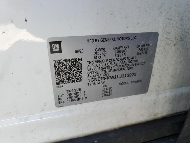 Photo 12 VIN: 1GNERFKW1LJ313922 - CHEVROLET TRAVERSE L 