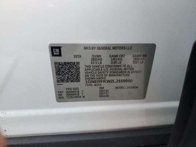 Photo 12 VIN: 1GNERFKW2LJ159950 - CHEVROLET TRAVERSE L 