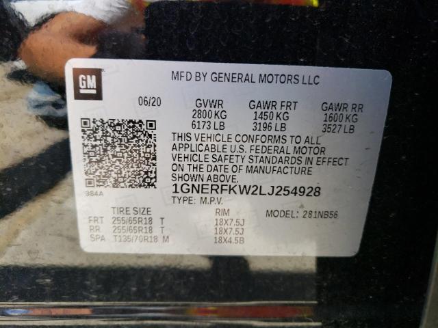 Photo 11 VIN: 1GNERFKW2LJ254928 - CHEVROLET TRAVERSE 