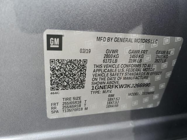 Photo 13 VIN: 1GNERFKW3KJ266990 - CHEVROLET TRAVERSE L 