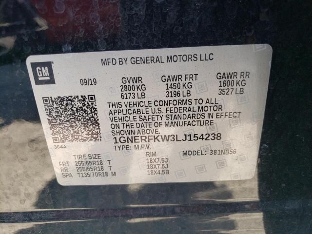 Photo 9 VIN: 1GNERFKW3LJ154238 - CHEVROLET TRAVERSE L 