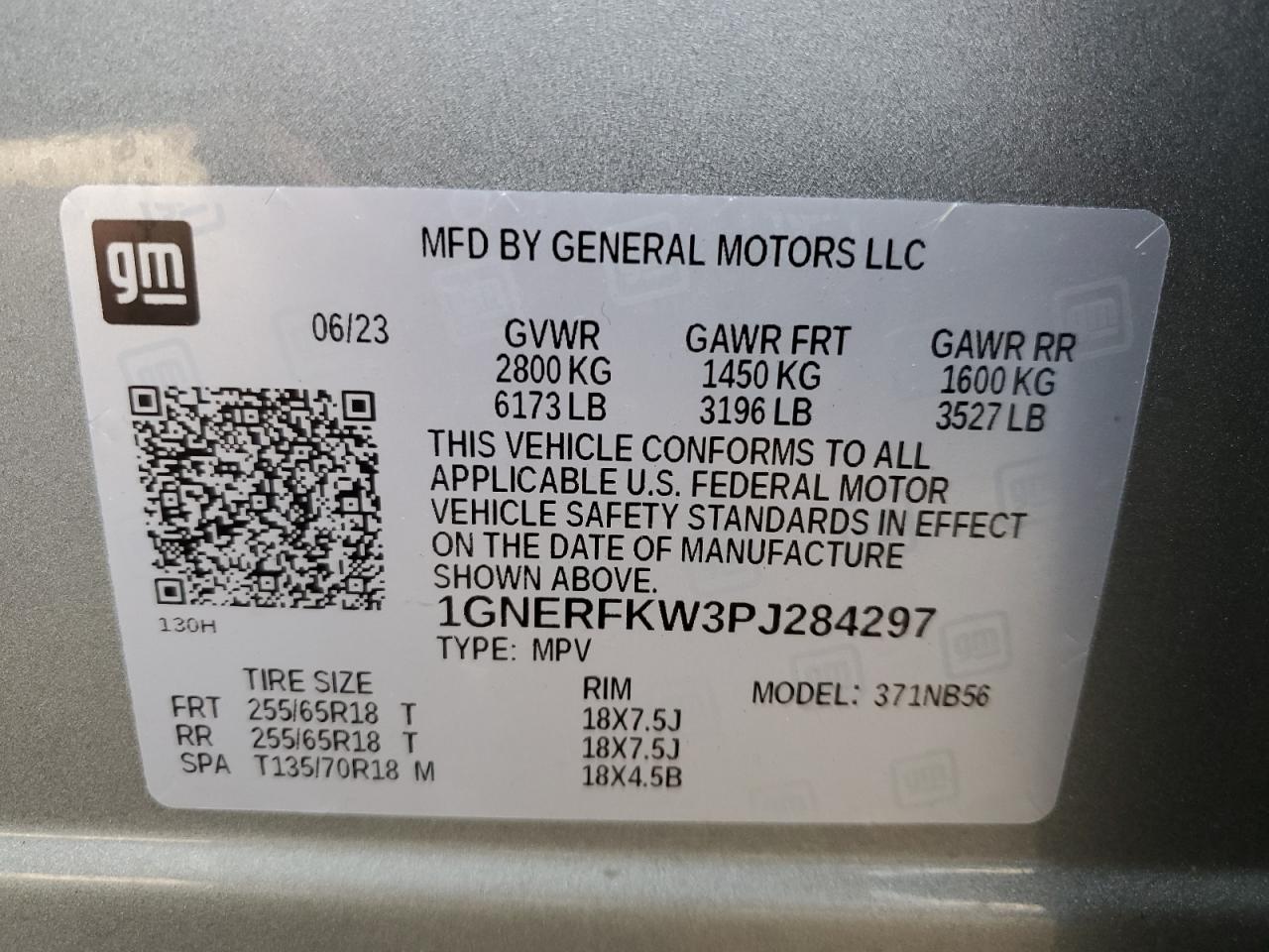 Photo 11 VIN: 1GNERFKW3PJ284297 - CHEVROLET TRAVERSE 