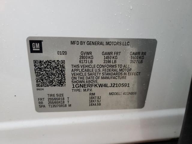 Photo 13 VIN: 1GNERFKW4LJ210591 - CHEVROLET TRAVERSE L 