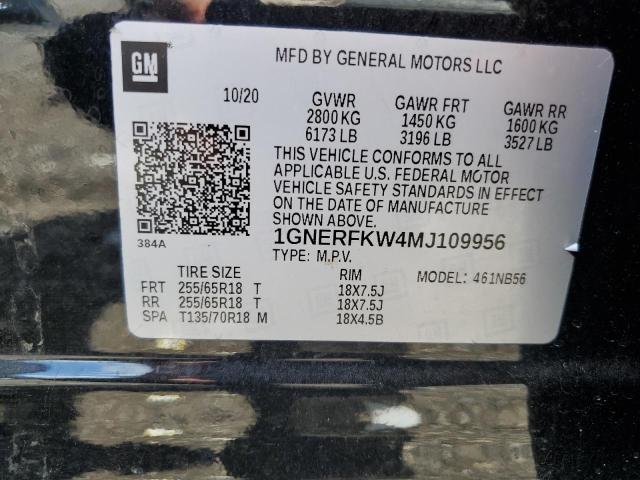 Photo 12 VIN: 1GNERFKW4MJ109956 - CHEVROLET TRAVERSE 