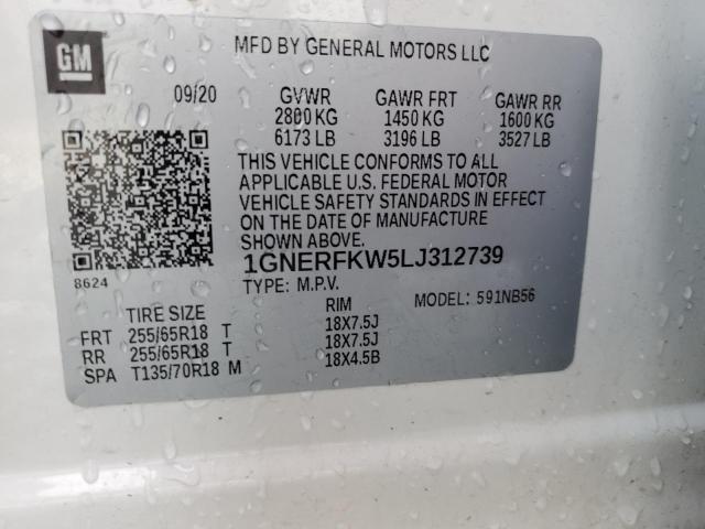 Photo 12 VIN: 1GNERFKW5LJ312739 - CHEVROLET TRAVERSE L 