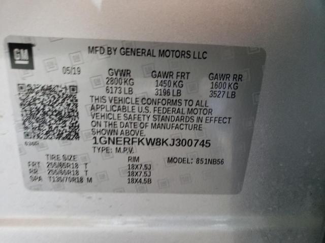 Photo 9 VIN: 1GNERFKW8KJ300745 - CHEVROLET TRAVERSE L 