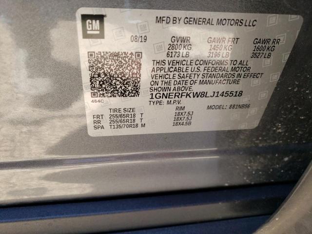 Photo 9 VIN: 1GNERFKW8LJ145518 - CHEVROLET TRAVERSE L 