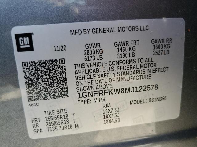 Photo 13 VIN: 1GNERFKW8MJ122578 - CHEVROLET TRAVERSE L 