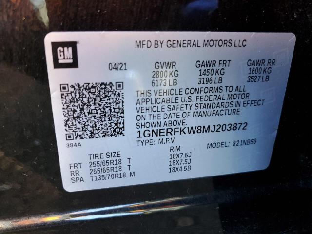 Photo 9 VIN: 1GNERFKW8MJ203872 - CHEVROLET TRAVERSE L 