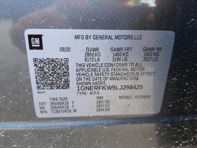 Photo 12 VIN: 1GNERFKW9LJ298425 - CHEVROLET TRAVERSE L 