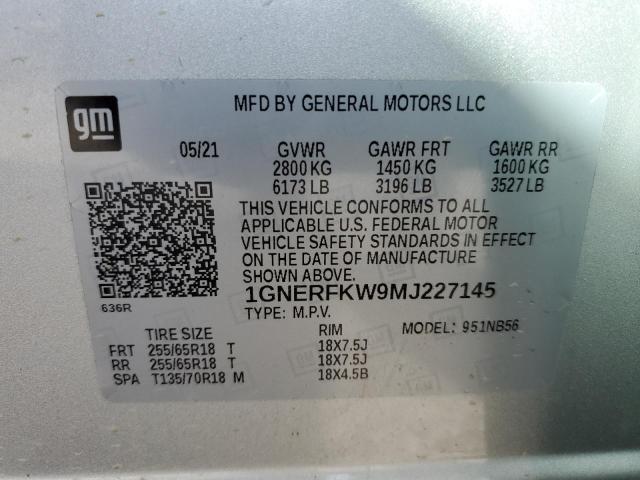 Photo 12 VIN: 1GNERFKW9MJ227145 - CHEVROLET TRAVERSE 