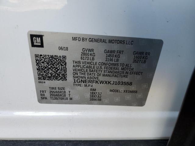 Photo 12 VIN: 1GNERFKWXKJ103558 - CHEVROLET TRAVERSE L 