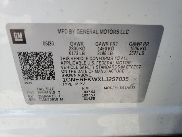 Photo 13 VIN: 1GNERFKWXLJ257835 - CHEVROLET TRAVERSE L 