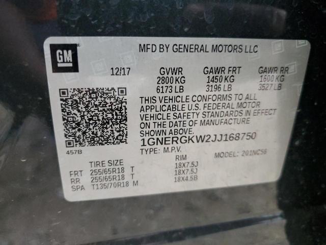 Photo 12 VIN: 1GNERGKW2JJ168750 - CHEVROLET TRAVERSE L 