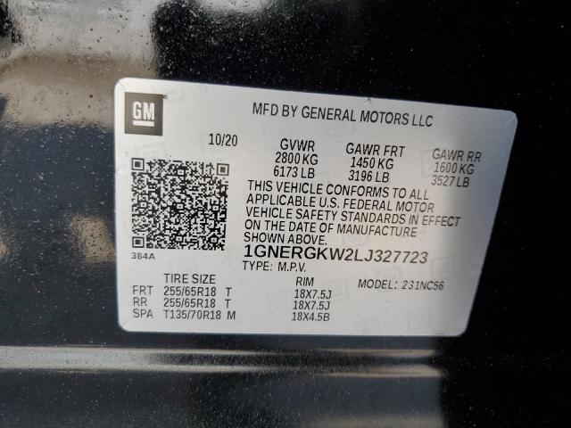 Photo 13 VIN: 1GNERGKW2LJ327723 - CHEVROLET TRAVERSE L 