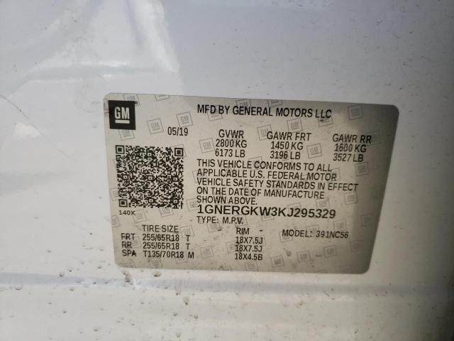 Photo 12 VIN: 1GNERGKW3KJ295329 - CHEVROLET TRAVERSE 