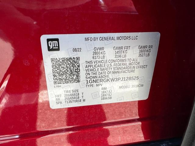 Photo 9 VIN: 1GNERGKW3PJ128525 - CHEVROLET TRAVERSE 