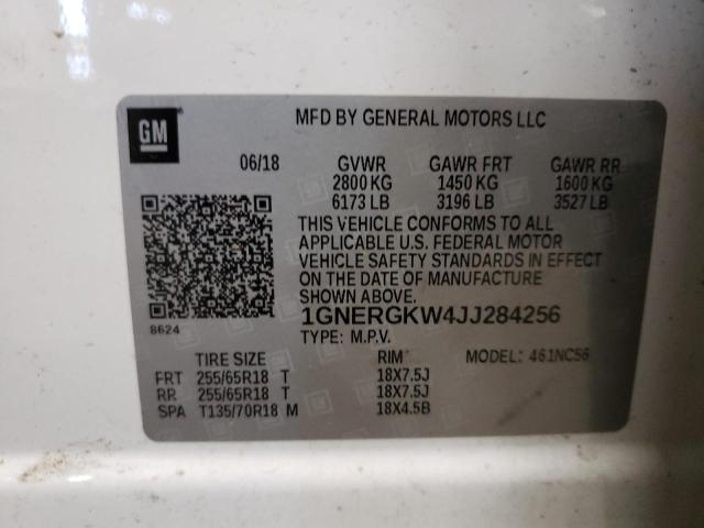 Photo 12 VIN: 1GNERGKW4JJ284256 - CHEVROLET TRAVERSE L 