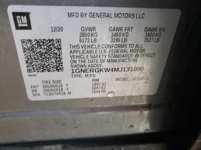 Photo 12 VIN: 1GNERGKW4MJ131090 - CHEVROLET TRAVERSE L 