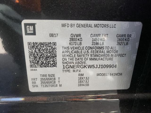 Photo 12 VIN: 1GNERGKW5JJ109904 - CHEVROLET TRAVERSE L 