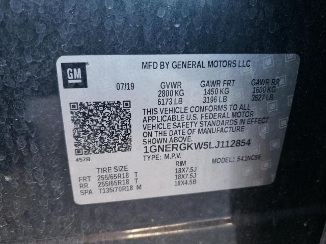 Photo 12 VIN: 1GNERGKW5LJ112854 - CHEVROLET TRAVERSE L 