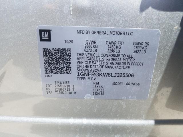 Photo 9 VIN: 1GNERGKW6LJ325506 - CHEVROLET TRAVERSE L 