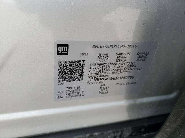 Photo 11 VIN: 1GNERGKW6MJ259766 - CHEVROLET TRAVERSE L 