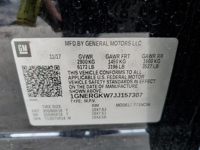 Photo 9 VIN: 1GNERGKW7JJ157307 - CHEVROLET TRAVERSE L 