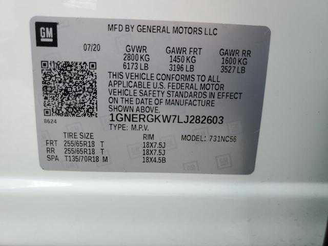 Photo 11 VIN: 1GNERGKW7LJ282603 - CHEVROLET TRAVERSE L 