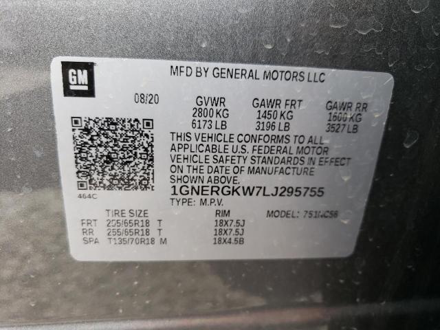 Photo 12 VIN: 1GNERGKW7LJ295755 - CHEVROLET TRAVERSE L 