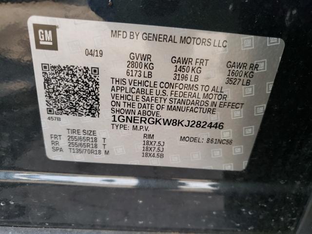 Photo 9 VIN: 1GNERGKW8KJ282446 - CHEVROLET TRAVERSE L 