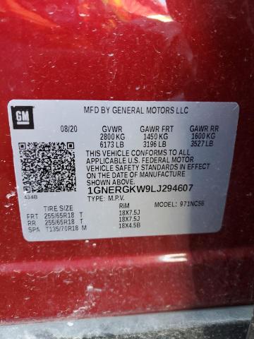 Photo 12 VIN: 1GNERGKW9LJ294607 - CHEVROLET TRAVERSE L 