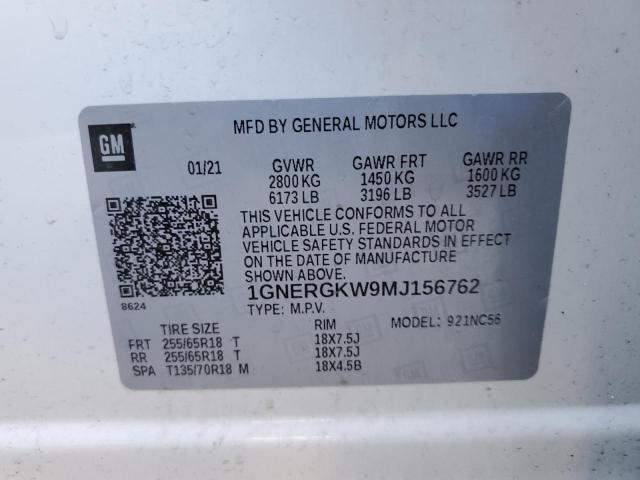 Photo 13 VIN: 1GNERGKW9MJ156762 - CHEVROLET TRAVERSE 