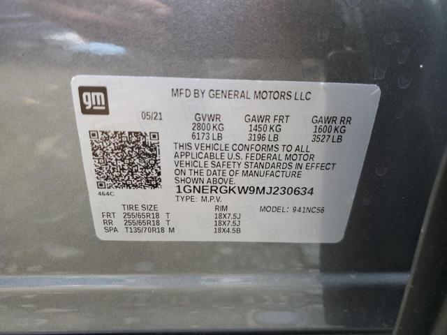 Photo 9 VIN: 1GNERGKW9MJ230634 - CHEVROLET TRAVERSE L 