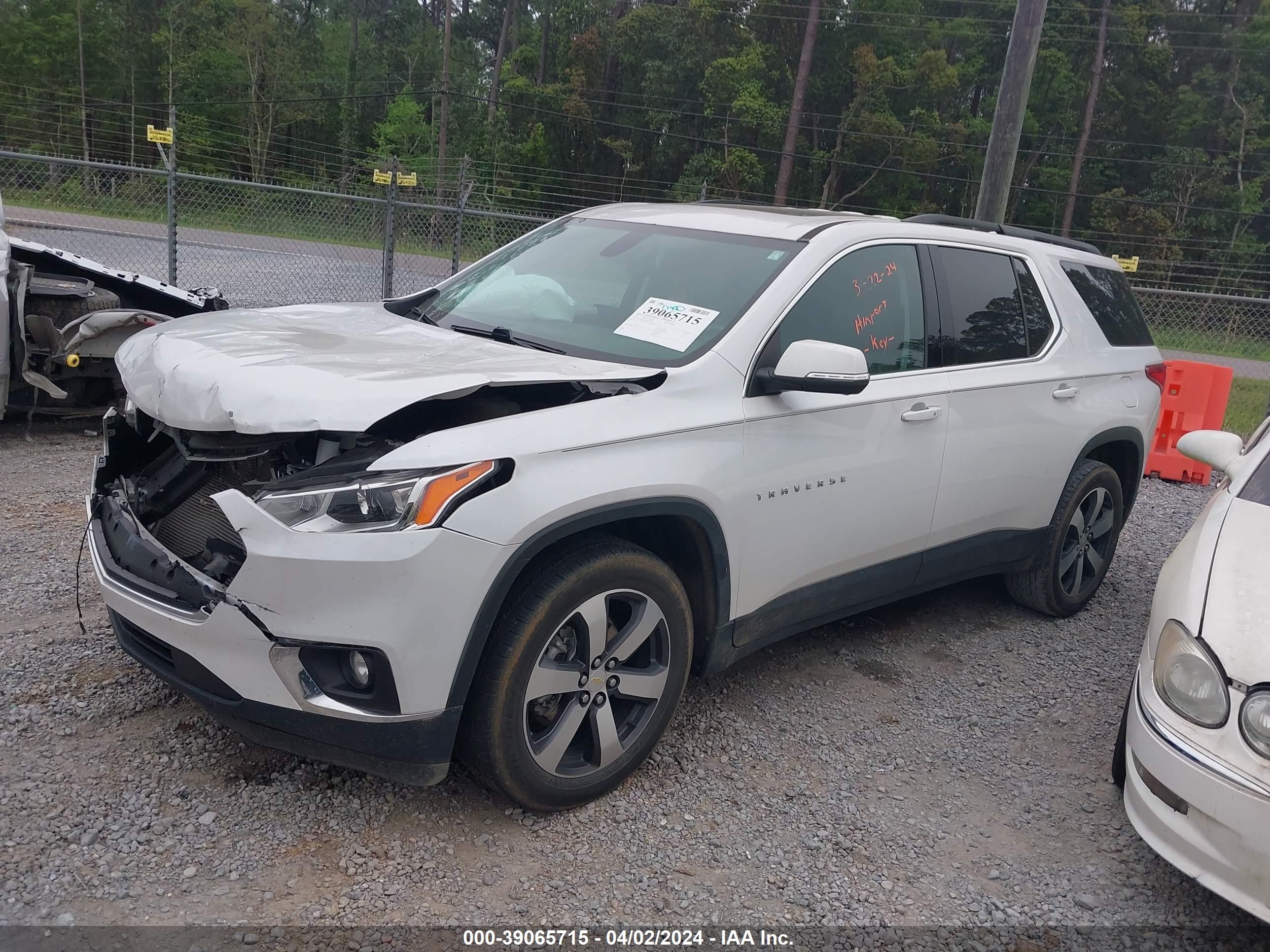 Photo 1 VIN: 1GNERHKW0MJ114986 - CHEVROLET TRAVERSE 