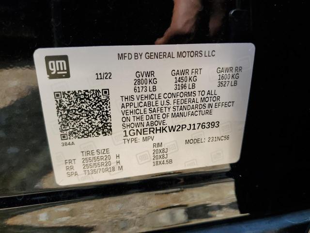 Photo 12 VIN: 1GNERHKW2PJ176393 - CHEVROLET TRAVERSE L 