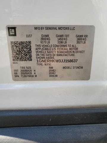 Photo 13 VIN: 1GNERHKW3JJ158637 - CHEVROLET TRAVERSE L 